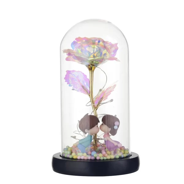 VIP link for New Wishing Girl Galaxy Rose In Flask LED Flashing Flowers Valentine's Day Gift