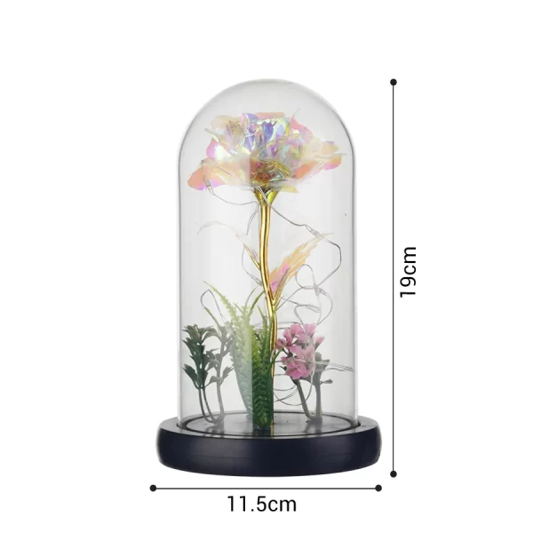 VIP link for New Wishing Girl Galaxy Rose In Flask LED Flashing Flowers Valentine's Day Gift - Image 4