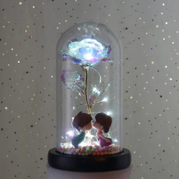 VIP link for New Wishing Girl Galaxy Rose In Flask LED Flashing Flowers Valentine's Day Gift - Image 3